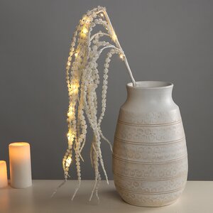Светящаяся ветка для декора Blanca 116 см, 20 теплых белых LED ламп, на батарейках Edelman фото 2