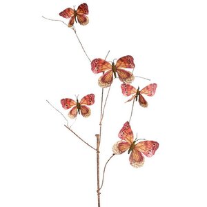 Декоративная ветка Butterfly Copper 94 см Edelman фото 5