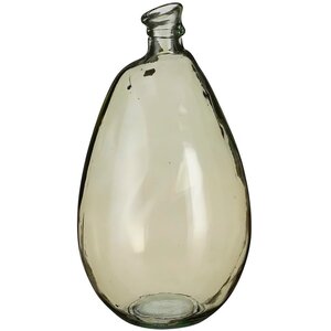 Стеклянная ваза-бутылка Wolse Beige 47 см (Edelman, Нидерланды). Артикул: 1155048