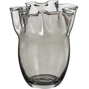 Стеклянная ваза Rolando Grigio 26 см Edelman фото 1