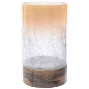 Стеклянная ваза цилиндр Лючия 18 см Kaemingk фото 3