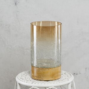 Стеклянная ваза цилиндр Лючия 18 см Kaemingk фото 1
