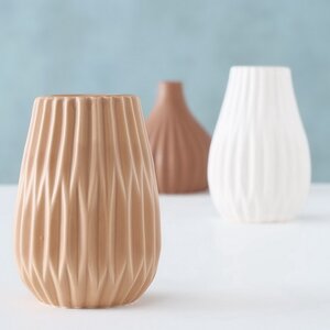 Керамическая ваза Wilma Marone 13 см Boltze фото 2