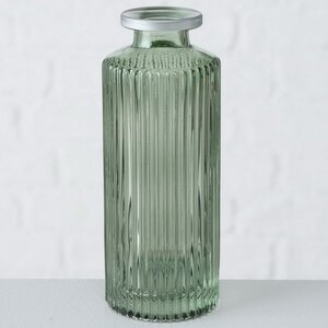 Набор стеклянных ваз Рошель Грин 13 см, 3 шт Boltze фото 4