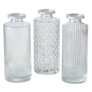 Набор стеклянных ваз Рошель Кристал 13 см, 3 шт Boltze фото 6