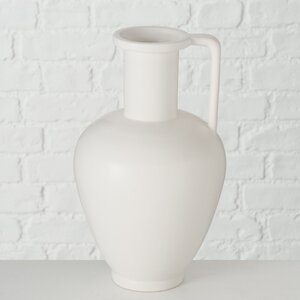Керамическая ваза кувшин Эфимия 29 см белая (Boltze, Германия). Артикул: 2008121-1