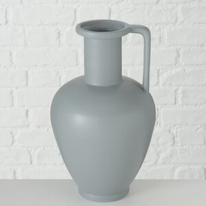Керамическая ваза кувшин Эфимия 29 см серо-голубой (Boltze, Германия). Артикул: 2008121-2