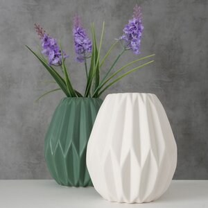 Керамическая ваза Monsanto 14 см зеленая Boltze фото 3