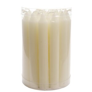 Столовые свечи мини Праздничные, 10.5*1.3 см, 20 шт, белые Kaemingk фото 1