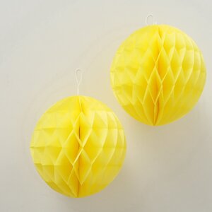 Набор бумажных шаров Sunny Pompom 25 см, 2 шт (Boltze, Германия). Артикул: 2010896