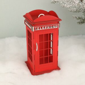 Декоративная фигурка Телефонная Будка - London 24 см Christmas Apple фото 11