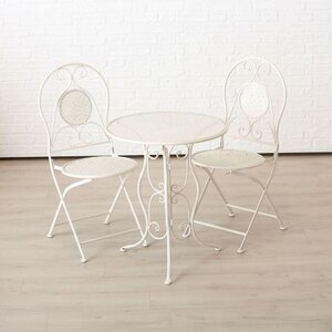 Комплект садовой мебели Flores: 1 стол + 2 стула (Boltze, Германия). Артикул: 2013243