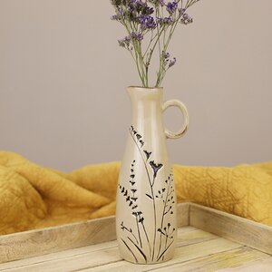 Фарфоровая ваза кувшин Botanico: Flowers 20 см (Boltze, Германия). Артикул: 2015309-2