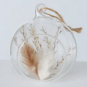 Стеклянный шар с композицией Cornelio Grass 8 см
