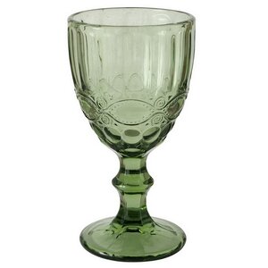 Бокал для вина Монруж 17 см зеленый, стекло Boltze фото 6