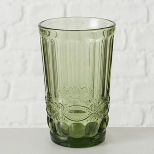 Стакан для воды Монруж 600 мл зеленый, стекло Boltze фото 1