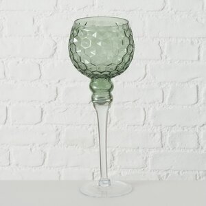 Набор стеклянных подсвечников - бокалов Модена 30-40 см зеленый, 3 шт Boltze фото 8