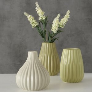Набор керамических ваз Wilma Olivia 14 см, 3 шт Boltze фото 2
