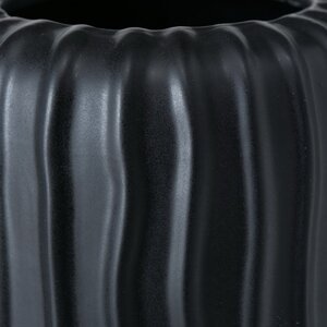 Керамическая ваза Фрегана 26 см черная Boltze фото 2