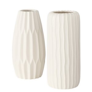 Керамическая ваза Фрегана 26 см белая Boltze фото 6