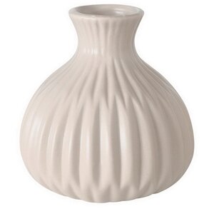 Фарфоровая ваза Kaleria 12 см бежевая Boltze фото 5