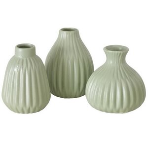 Фарфоровая ваза Mavra 12 см светло-зеленая Boltze фото 4