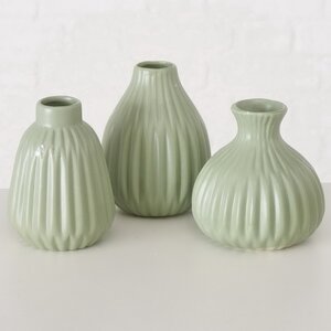 Фарфоровая ваза Mavra 12 см светло-зеленая Boltze фото 2