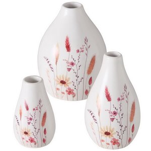 Набор керамических ваз Albedo Cornelia 8-12 см, 3 шт Boltze фото 6