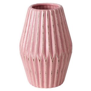 Керамическая ваза Минодора 21 см светло-розовая Boltze фото 5