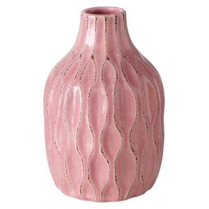 Керамическая ваза Мелания 21 см светло-розовая Boltze фото 4