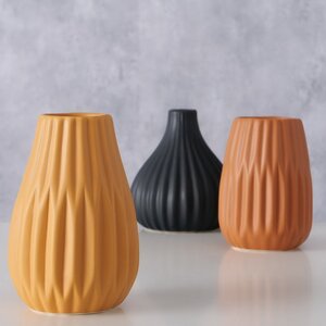 Набор керамических ваз Wilma Autumn 14 см, 3 шт Boltze фото 3
