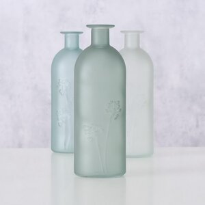 Набор стеклянных ваз Cardene Botaniko 21 см, 3 шт Boltze фото 2