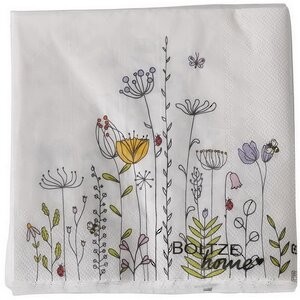 Бумажные салфетки Muermos Florale 17*17 см, 20 шт (Boltze, Германия). Артикул: 2032731-1
