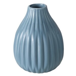 Фарфоровая ваза Concordia 12 см голубая Boltze фото 6