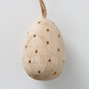 Пасхальные украшения Яйца Монтклар 7 см, 6 шт, дерево, подвеска Boltze фото 5