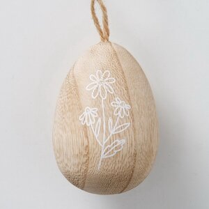 Пасхальные украшения Яйца Монтклар 7 см, 6 шт, дерево, подвеска Boltze фото 9
