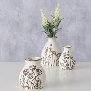 Набор керамических ваз Аллери 8-11 см, 3 шт Boltze фото 4