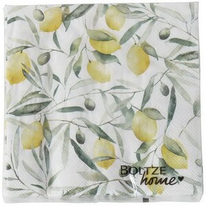 Бумажные салфетки Citronella 17*17 см белые, 20 шт Boltze фото 1