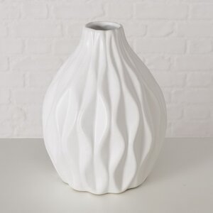 Фарфоровая ваза Masconni Blanco 16 см (Boltze, Германия). Артикул: 2038306/9719076