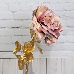 Искусственная роза Глория Деи 57 см, розовая EDG фото 3