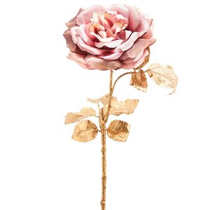 Искусственная роза Глория Деи 57 см, розовая (EDG, Италия). Артикул: 214921-62