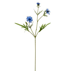 Искуcственный цветок Василек - Blu Profondo 71 см EDG фото 5