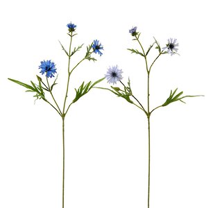 Искуcственный цветок Василек - Blu Pallido 71 см EDG фото 6