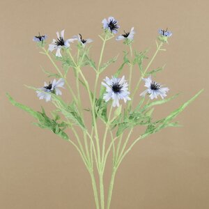 Искуcственный цветок Василек - Blu Pallido 71 см EDG фото 3