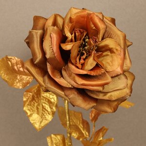 Искусственная роза Глория Деи 57 см, медная EDG фото 2