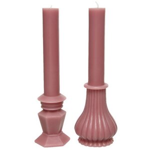 Декоративная свеча Normanni Royale: Velvet Pink 25 см Kaemingk фото 6