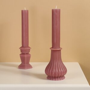 Декоративная свеча Normanni Royale: Velvet Pink 25 см (Kaemingk, Нидерланды). Артикул: ID75290