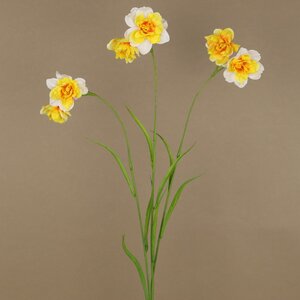 Искуcственный цветок Нарцисс - Monte Carloni 80 см (EDG, Италия). Артикул: 215813-27-4