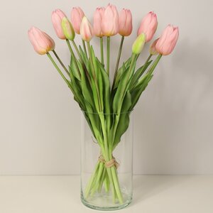Силиконовые тюльпаны Signora Rosa 5 шт, 40 см EDG фото 3
