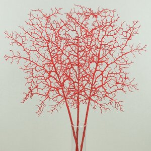 Искусственная ветка Asciutta 63 см красная EDG фото 3